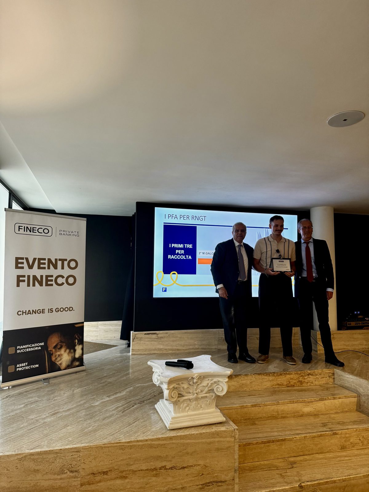 Mario Galotto premiato Top Performer FinecoBank primo semestre 2026